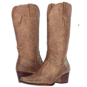 NEW Roper Cowgirl 👢 Western Boots Nettie Tan 9.5 Never Worn 🛍